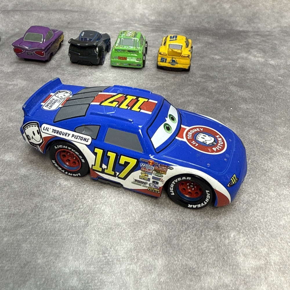 Disney Pixar Cars Mini Racers Lot Mater Ramone Cruz XRSJackson Hicks Lil Torquey - Picture 8 of 12